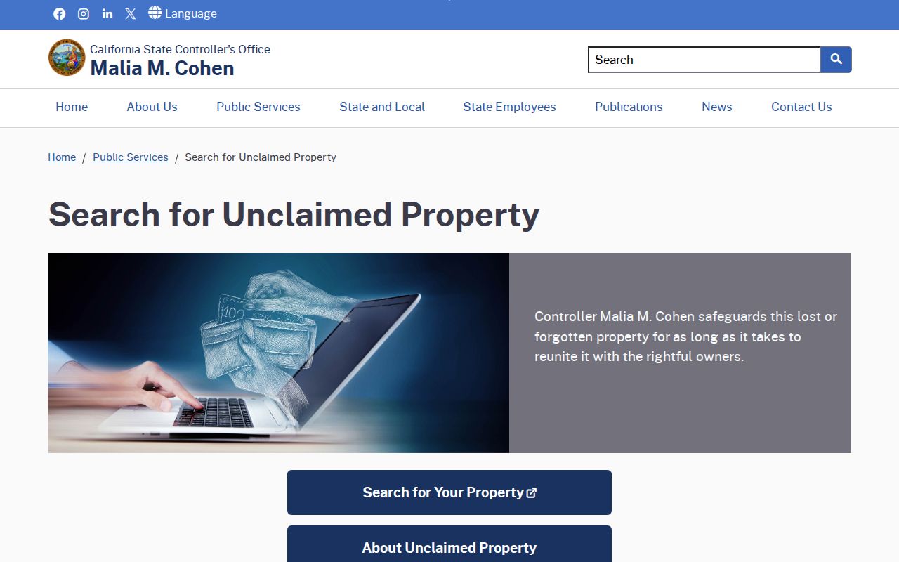 Tulare County people directories California unclaimed property search